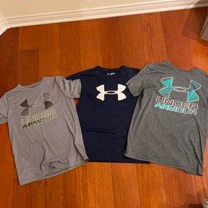 COPY - Boys Under Armor, set of 3 Dri Fit shirts